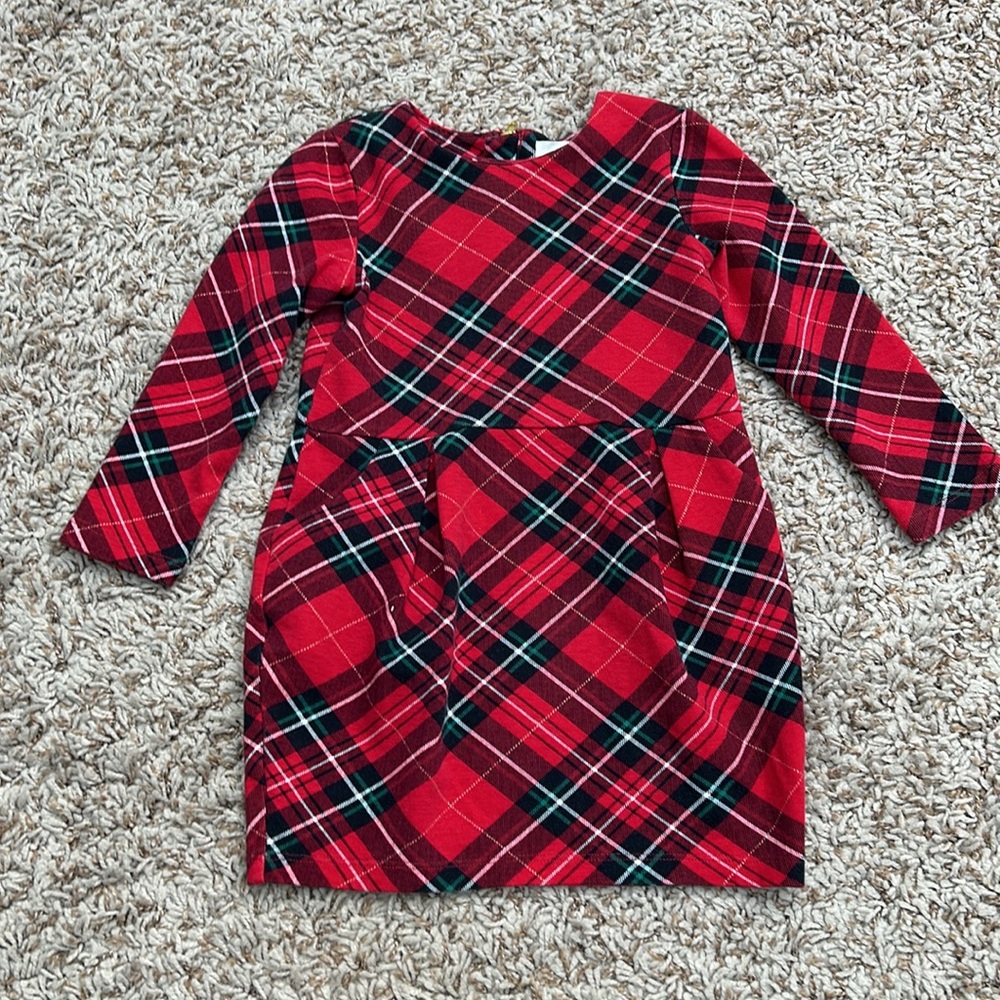 Adorable EUC toddler dress (2T-4T); holiday style